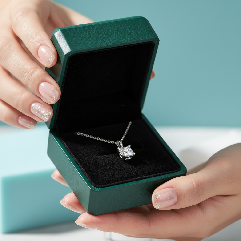 Cushion Cut Diamond OptionJewelry Set