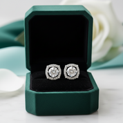 Cute 1.0 Cttw Round Cut Diamond Option Stud Earrings - Evani Naomi Jewelry
