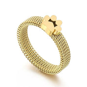 Cute Cat Paw Wedding Band-Evani Naomi Jewelry
