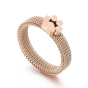 Cute Cat Paw Wedding Band-Evani Naomi Jewelry