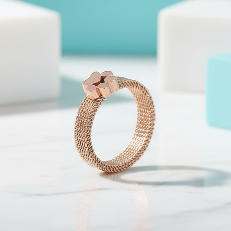 Cute Cat Paw Wedding Band-Evani Naomi Jewelry