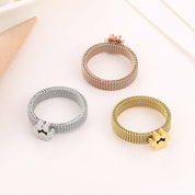 Cute Cat Paw Wedding Band-Evani Naomi Jewelry