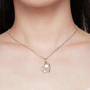 Cute Heart with Unicorn Pendant Necklace-Evani Naomi Jewelry