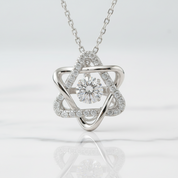 Dancing 0.5 ct Diamond OptionSix-pointed Star Necklace - Evani Naomi Jewelry