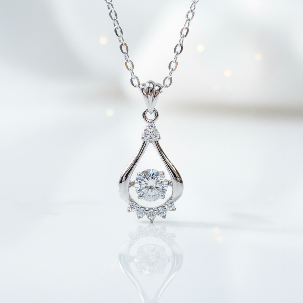 Dancing 5.0mm 0.5 ct Diamond Option Necklace