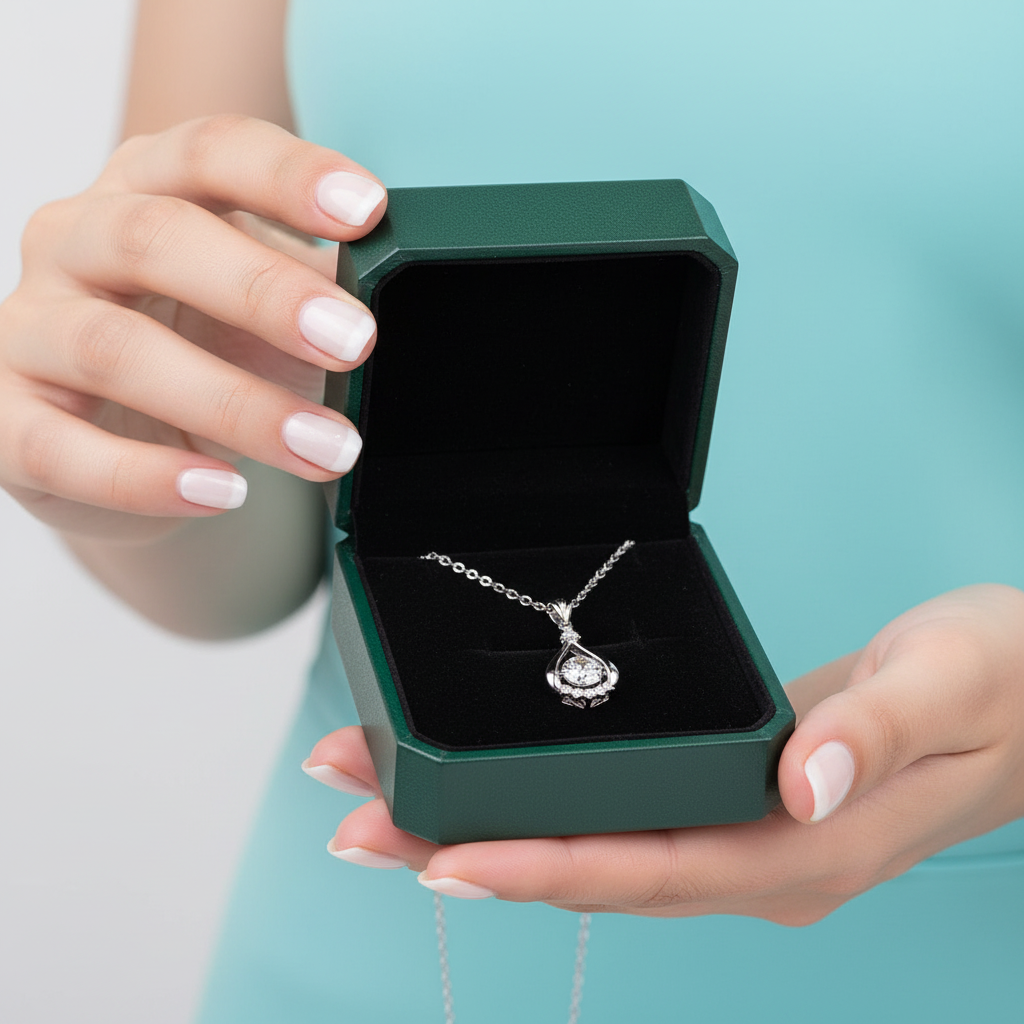 Dancing 5.0mm 0.5 ct Diamond Option Necklace