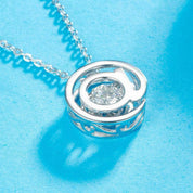Dancing Diamond @ Symbol Pendant Necklace-Evani Naomi Jewelry