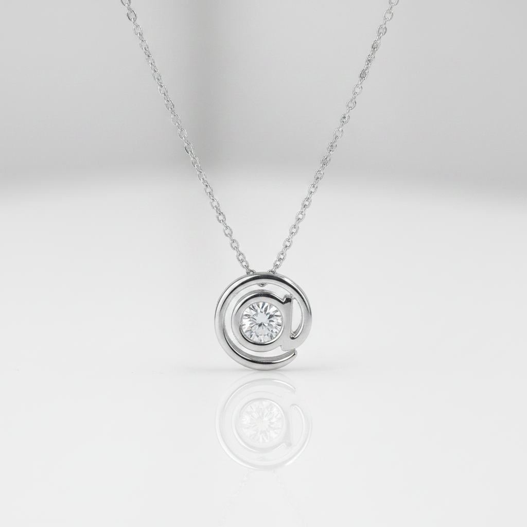 Dancing Diamond Option @ Symbol Pendant Necklace