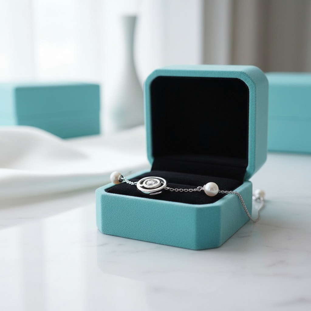 Dancing @ Symbol Diamond with Pearls Bracelet-Evani Jewelry