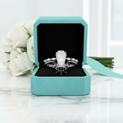 Devoted To You Gothic Rings in 14k Limited Coffin Cut Diamond Birthstone-Evani Jewelry