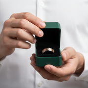 Diamond OptionAlternative Tungsten Men's Wedding Band - Evani Naomi Jewelry