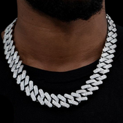 Diamond Cuban Chain Necklace-Evani Naomi Jewelry