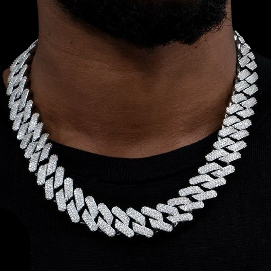 Diamond Cuban Chain Necklace-Evani Naomi Jewelry