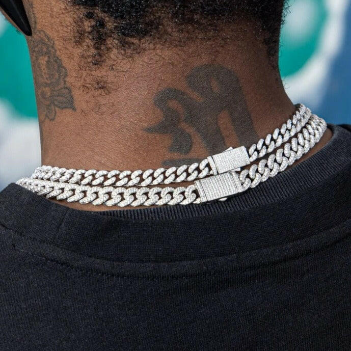 Diamond Cuban Chain Necklace-Evani Naomi Jewelry
