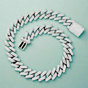 Diamond Cuban Chain Necklace-Evani Naomi Jewelry