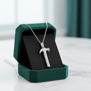 Diamond Option Necklace with Hammer Pendant