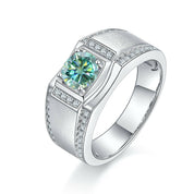 Diamond White Gold Men's Ring-Evani Naomi Jewelry