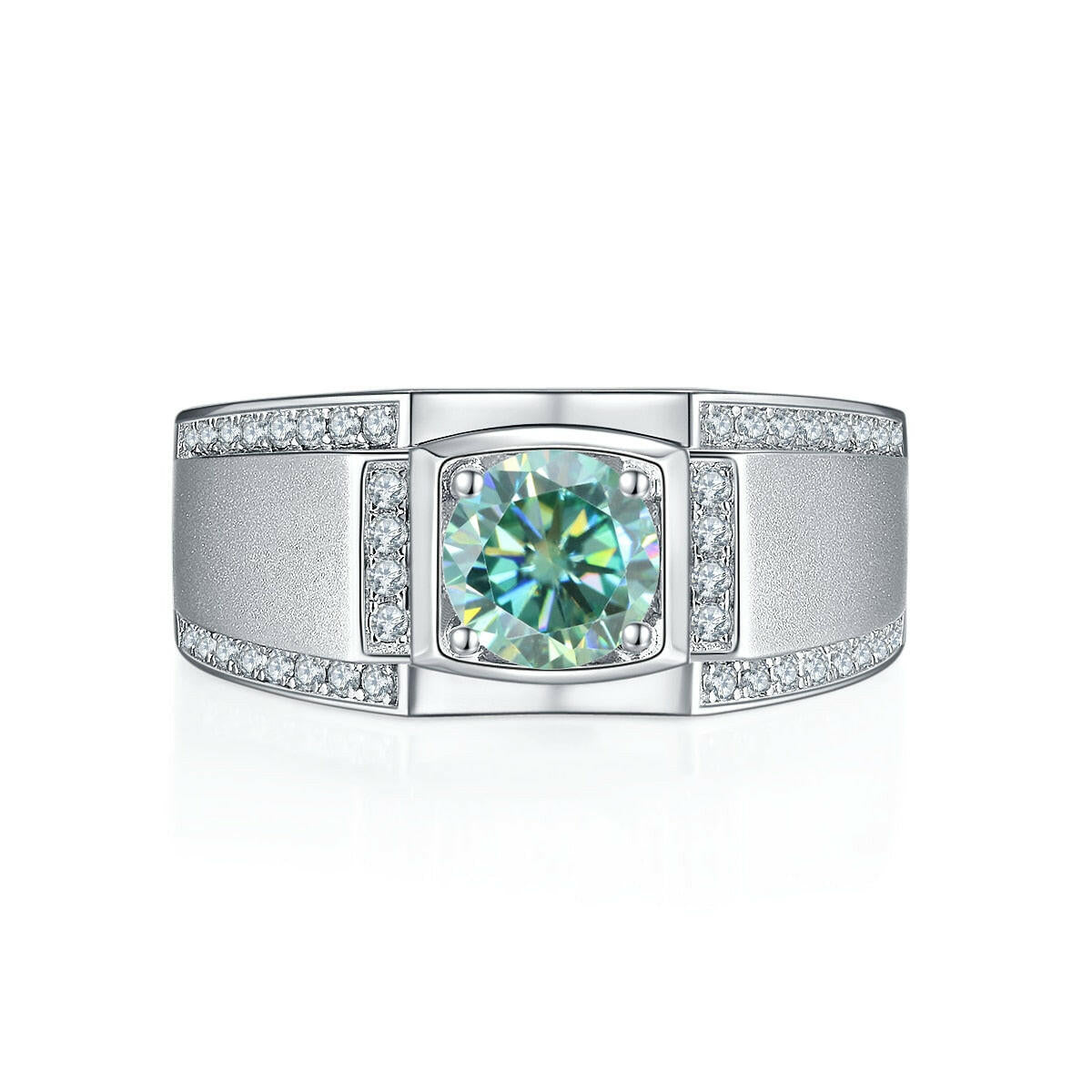 Diamond White Gold Men's Ring-Evani Naomi Jewelry