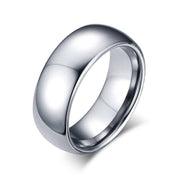 Domed Tungsten Men's Wedding Band-Evani Naomi Jewelry
