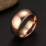 Domed Tungsten Men's Wedding Band-Evani Naomi Jewelry