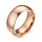 Domed Tungsten Men's Wedding Band-Evani Naomi Jewelry