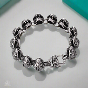 Domineering Snake Head Link Chain Bracelet-Evani Naomi Jewelry