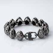 Domineering Snake Head Link Chain Bracelet
