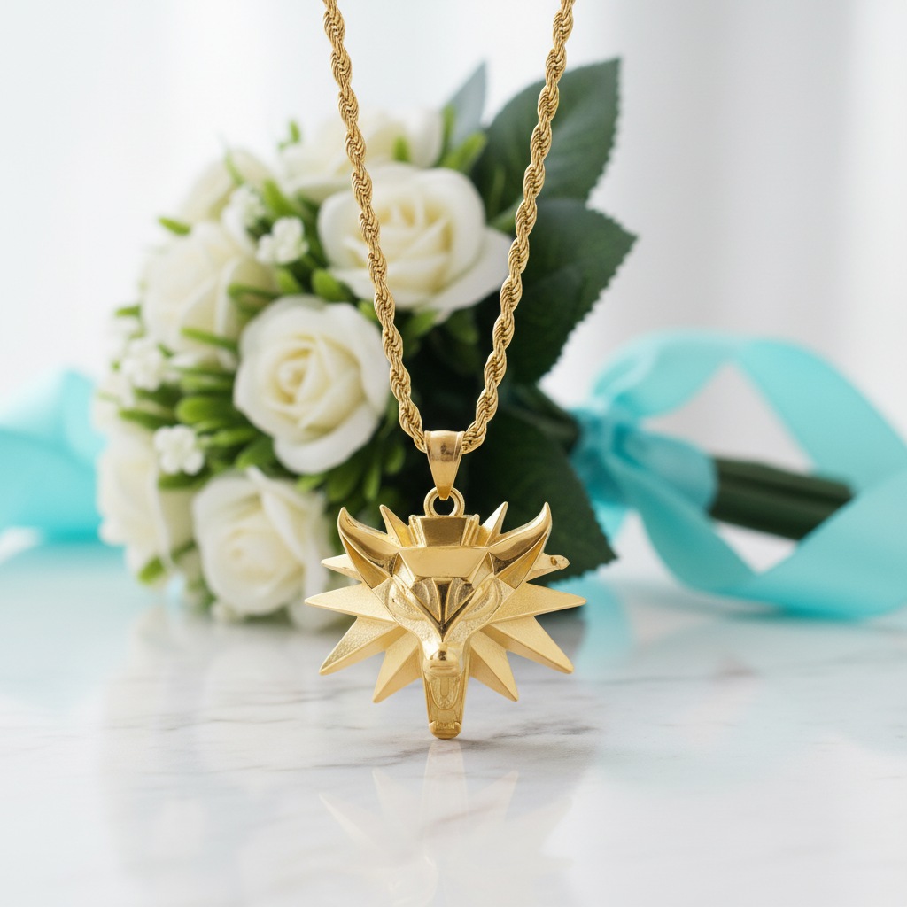 Domineering Wolf Head Punk Necklace-Evani Jewelry