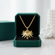 Domineering Wolf Head Punk Necklace