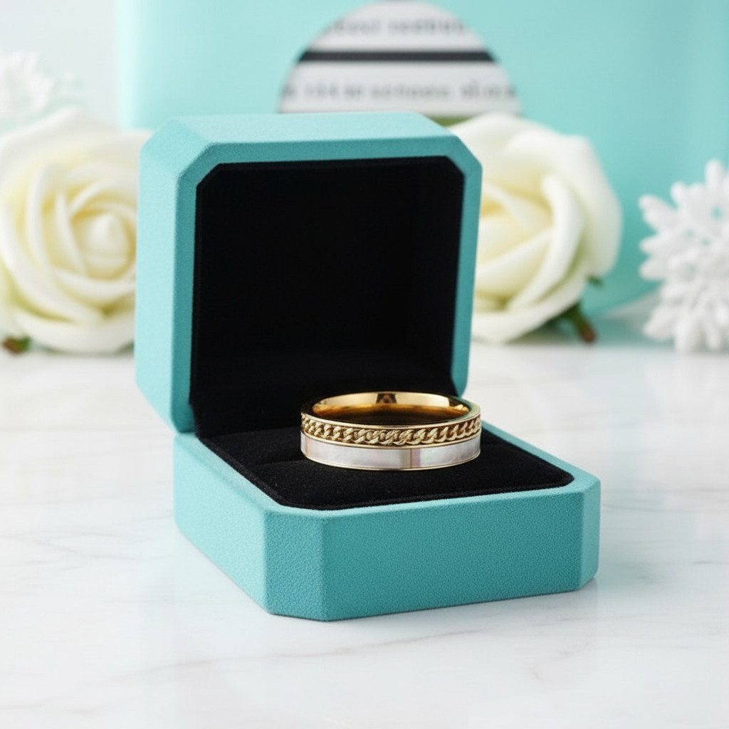 Double Layer Vintage Wedding Band-Evani Jewelry