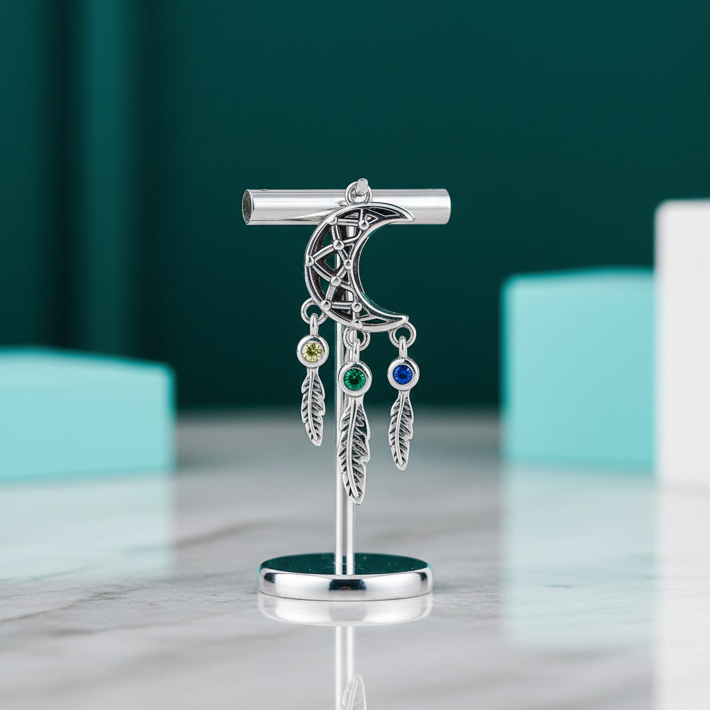 Dream Catcher, Moon, & Heart Celestial Charm Collection-Evani Jewelry