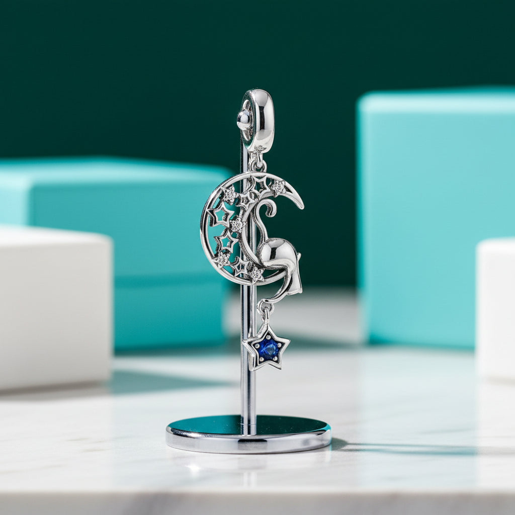 Dream Catcher, Moon, & Heart Celestial Charm Collection-Evani Jewelry