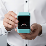 Oval Cut Ruby Birthstone Gemstone Ring-Evani Jewelry