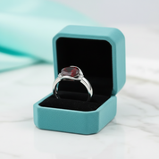 Oval Cut Ruby Birthstone Gemstone Ring-Evani Jewelry