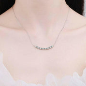 Elegant 0.8 Ct Round Diamond Necklace-Evani Naomi Jewelry