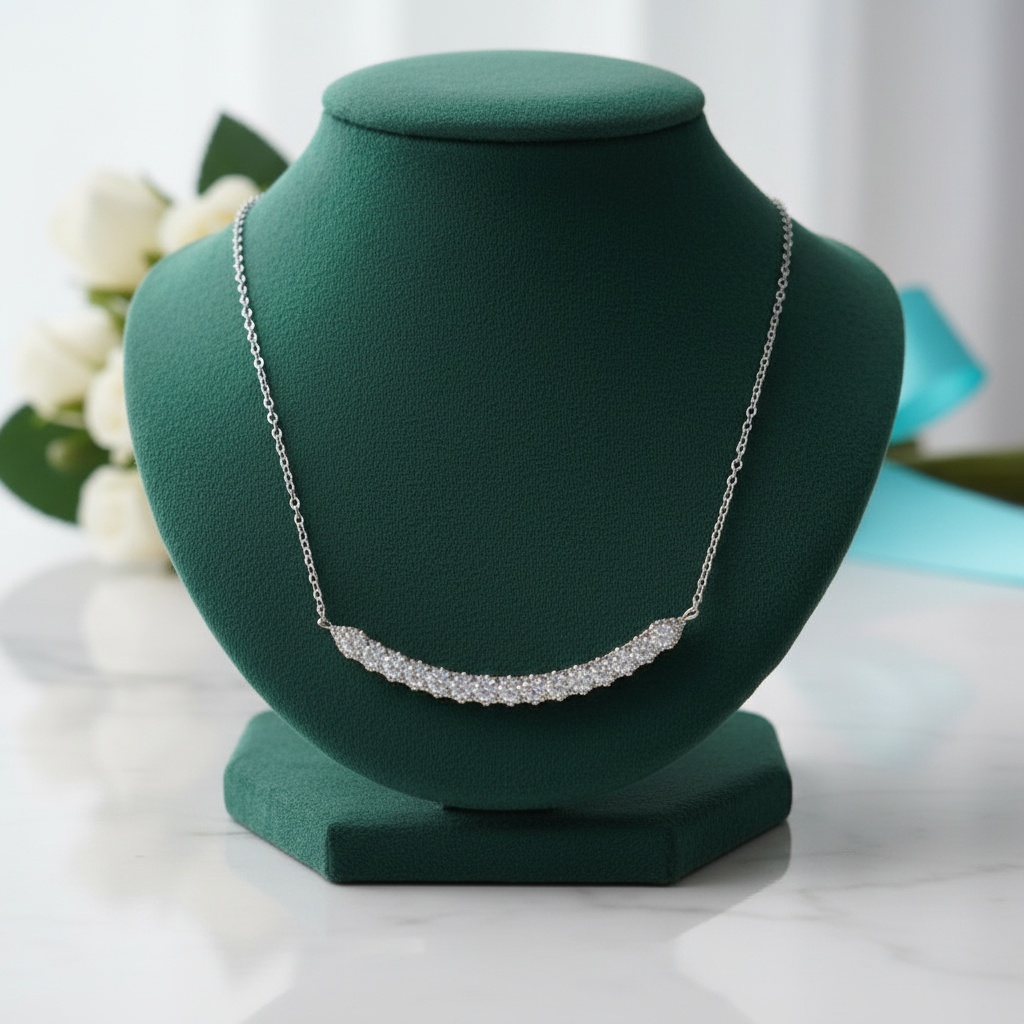 Elegant 0.8 Ct Round Diamond OptionNecklace