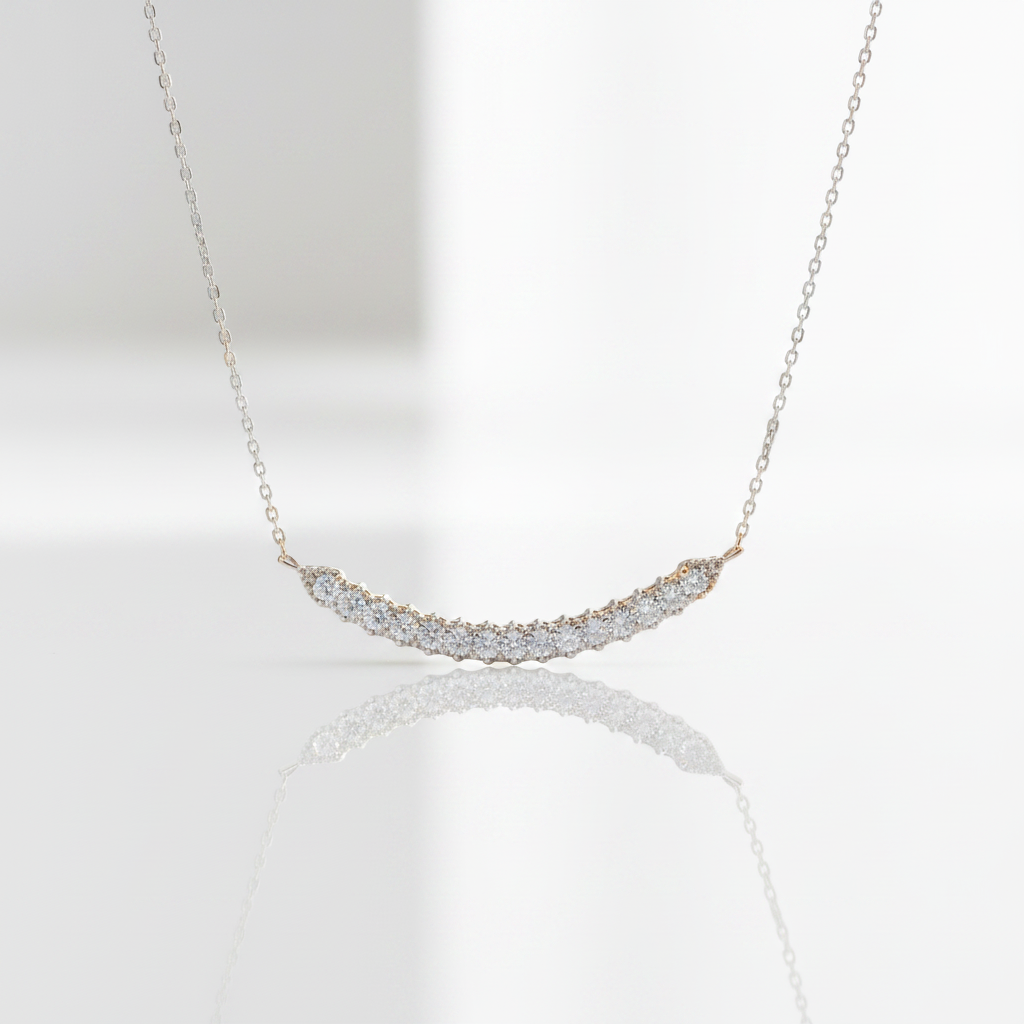 Elegant 0.8 Ct Round Diamond OptionNecklace