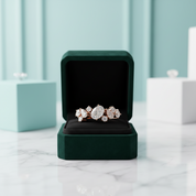 Elegant 14k Rose Gold Diamond OptionWedding Band - Evani Naomi Jewelry