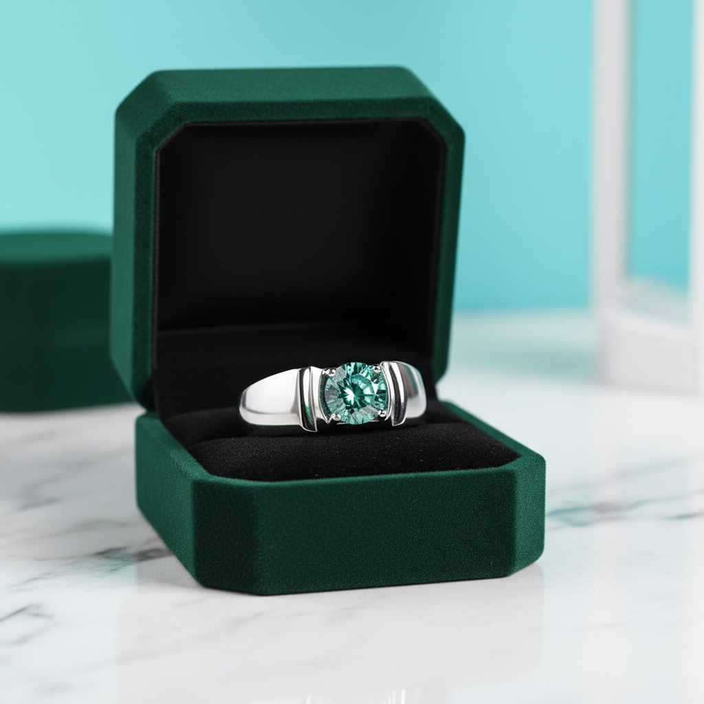 Elegant 1.0 Ct Round Diamond Option Wedding Ring