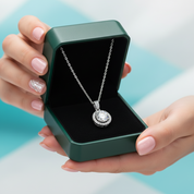 Elegant 1.0 ct Round-cut Diamond Option Necklace