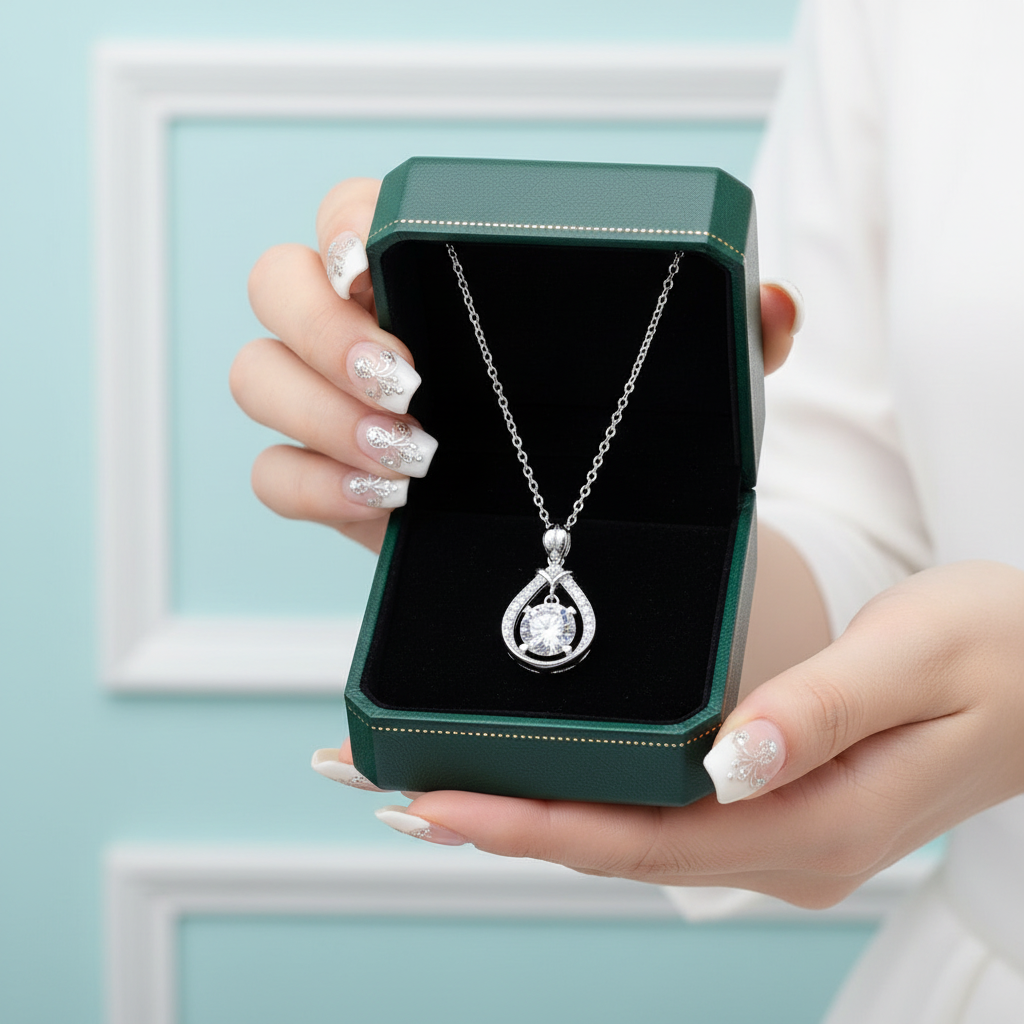 Elegant 2 .0 Ct Diamond OptionNecklace - Evani Naomi Jewelry