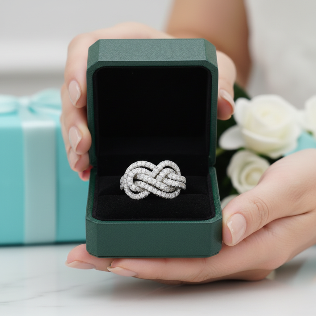 Elegant 4.0ct Diamond OptionWhite Gold Anniversary Wedding Band - Evani Naomi Jewelry