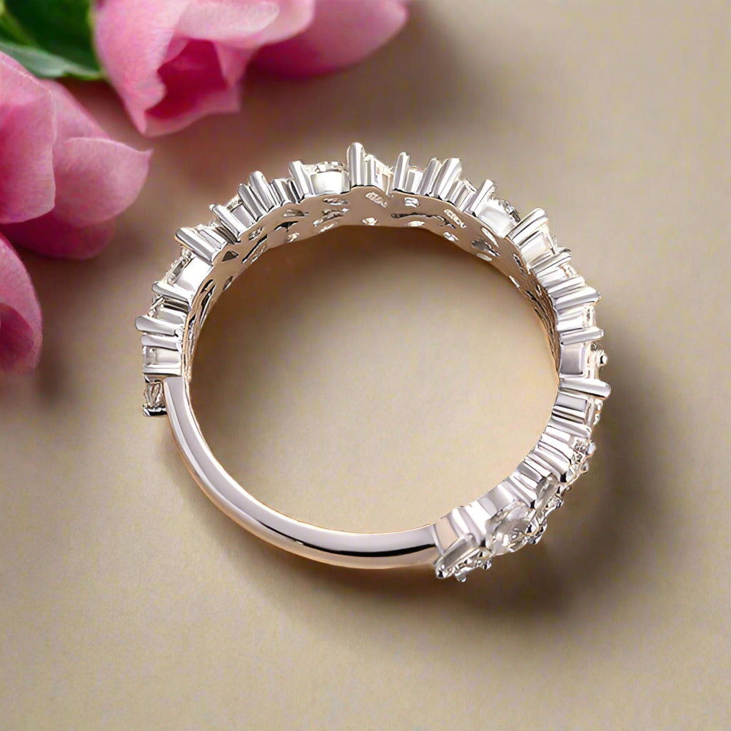 Elegant Diamond Anniversary Wedding Band-Evani Naomi Jewelry
