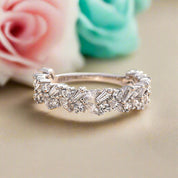 Elegant Diamond Anniversary Wedding Band-Evani Naomi Jewelry