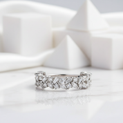Elegant Diamond Anniversary Wedding Band-Evani Jewelry