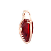 Elegant Heart-shaped Stone Pendant-Evani Naomi Jewelry