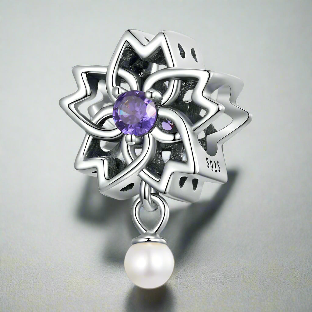 Elegant Vintage Style with Purple Stone Charm Series-Evani Naomi Jewelry