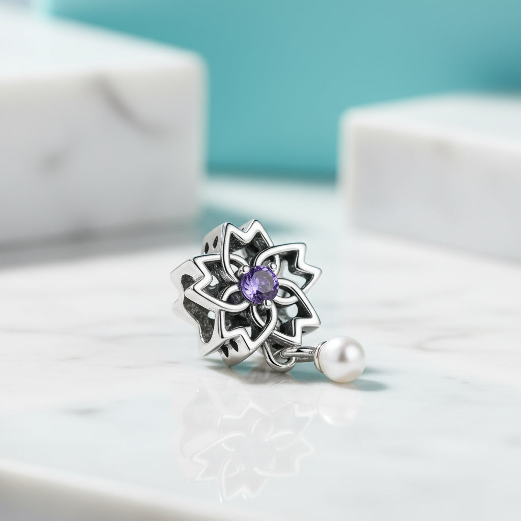 Elegant Vintage Style with Pearl Birthstone Charm Series-Evani Jewelry