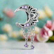 Elegant Vintage Style with Purple Stone Charm Series-Evani Naomi Jewelry