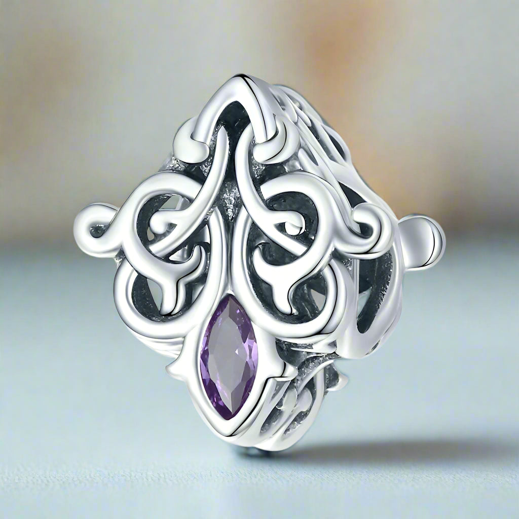 Elegant Vintage Style with Purple Stone Charm Series-Evani Naomi Jewelry